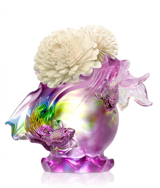 EP Sola Wood Flower Natural Lazurite Diffuser Joie Purple